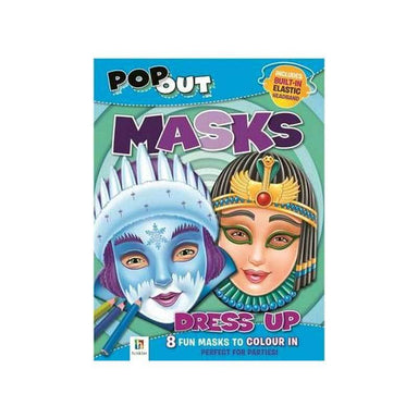 Hinkler Pop-out Masks to Colour – Dress Up | Koop.co.nz