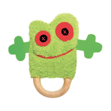 O.B Designs Ding A Ring Teether Rattle - Tony Tree Frog | Koop.co.nz