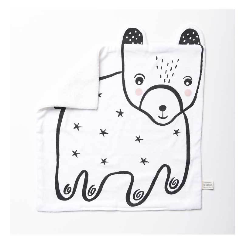 Wee Gallery Organic Snuggle Blanket - Bear | Koop.co.nz