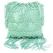 Stoneleigh & Roberson Turquoise Macrame Cushion (45cm) | Koop.co.nz