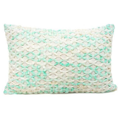 Stoneleigh & Roberson Rectangle Setu Seagreen Cushion | Koop.co.nz