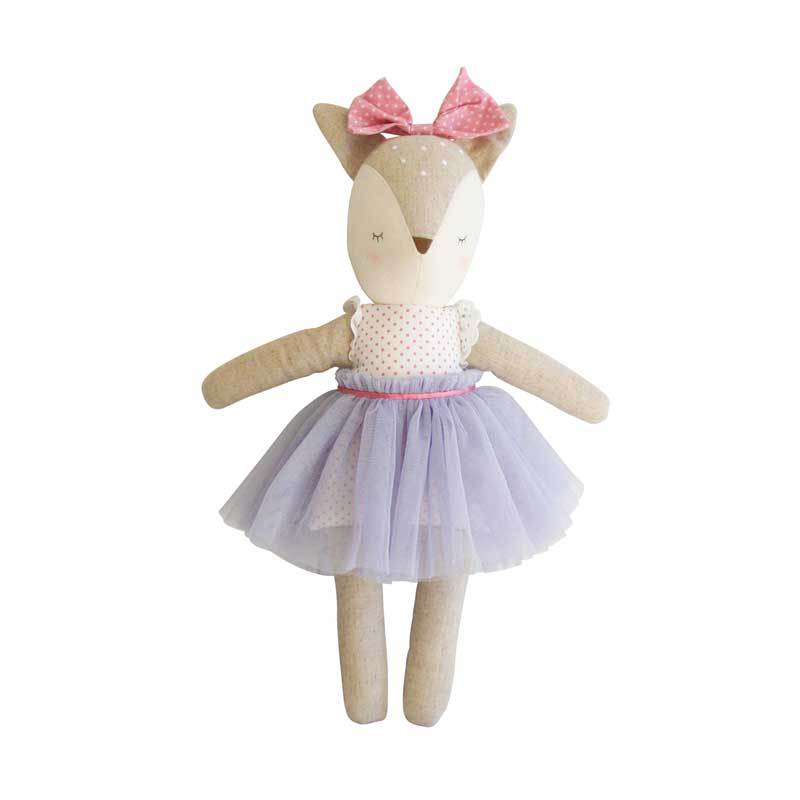 Alimrose Dottie Deer Ballerina – Mist (40cm) | Koop.co.nz