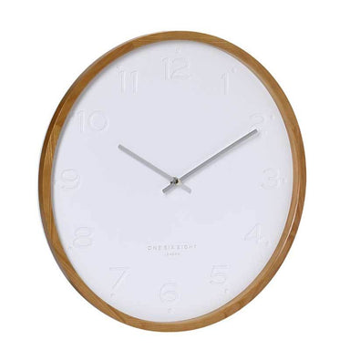 One Six Eight Freya White Wall Clock (35cm) | Koop.co.nz