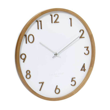 One Six Eight Scarlett White Wall Clock (50cm) | Koop.co.nz