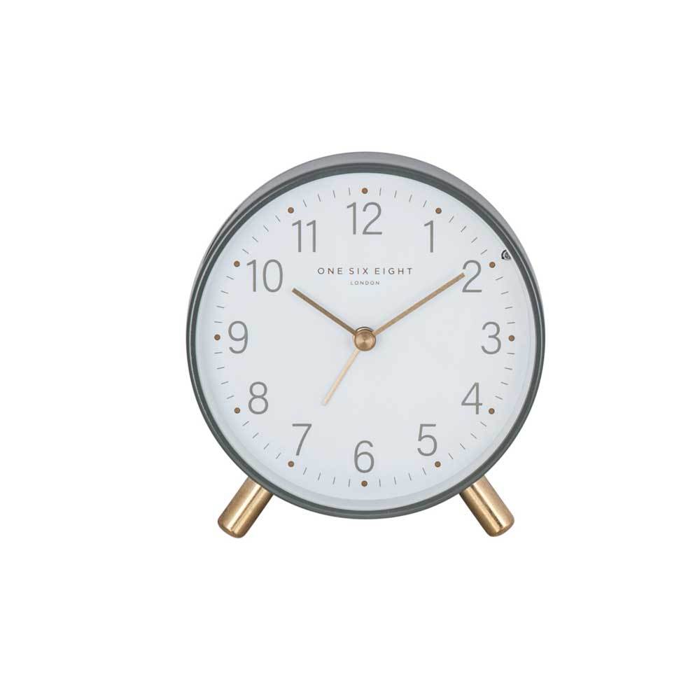 One Six Eight Maisie Alarm Clock with Light  - Grey | Koop.co.nz