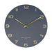 One Six Eight Charcoal Blake Clock (40cm) | Koop.co.nz