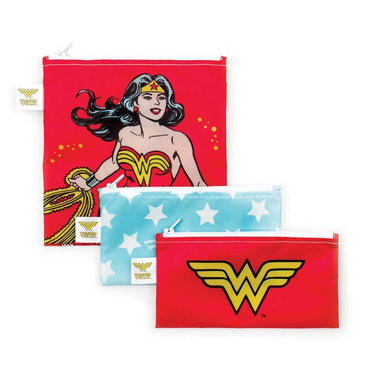 Bumkins Snack Bag Combo 3pk - Wonder Woman | Koop.co.nz