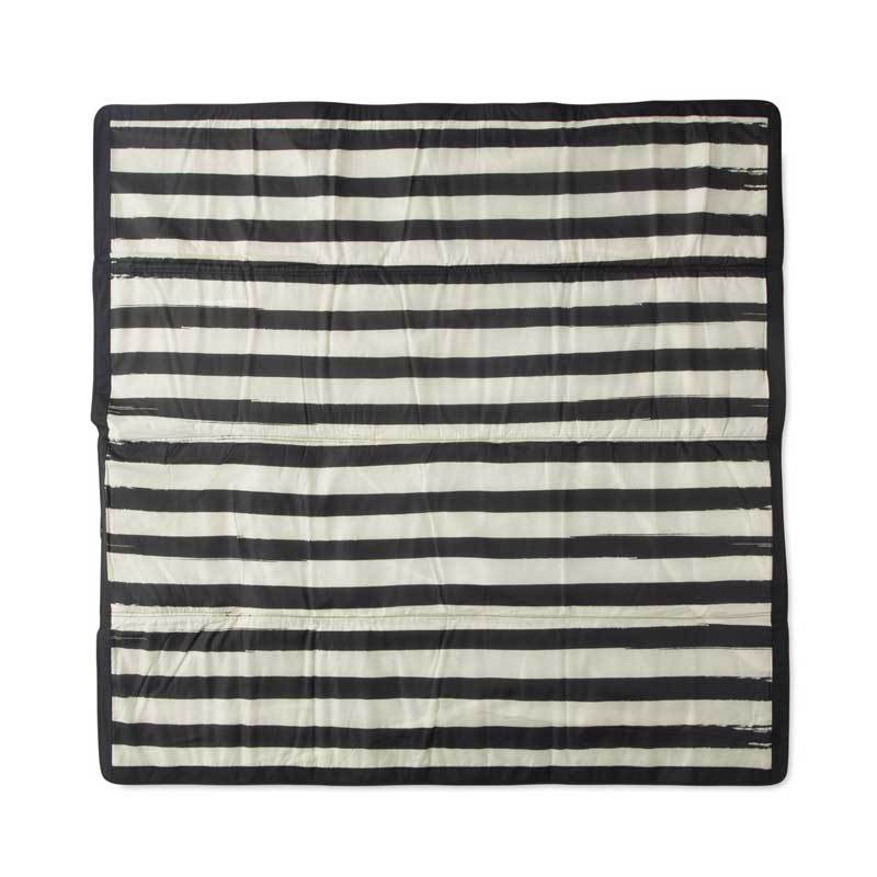 Little Unicorn Outdoor Blanket – Black Stripe (5x5) | Koop.co.nz