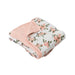 Little Unicorn Cotton Muslin Quilt – Watercolour Roses | Koop.co.nz