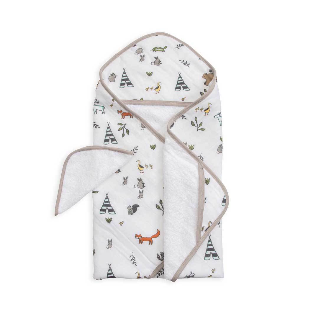 Little Unicorn Hooded Towel & Wash Cloth Set – Forest Friends | Koop.co.nz