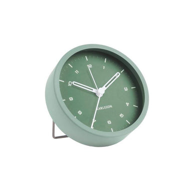 Karlsson Tinge Alarm Clock - Steel Green | Koop.co.nz