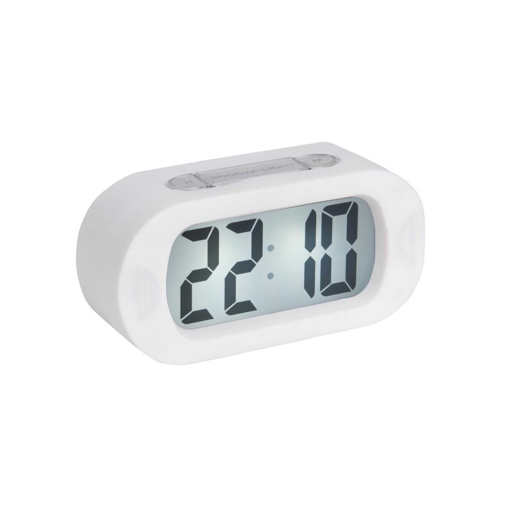 Karlsson Gummy Digital Alarm Clock - White | Koop.co.nz