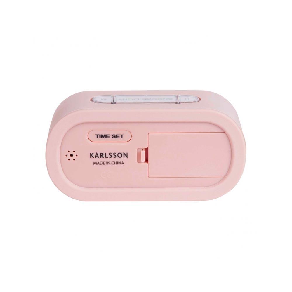 Karlsson Gummy Digital Alarm Clock Pink Karlsson Alarm Clocks NZ