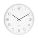 Karlsson Lofty Wall Clock - White (40cm) | Koop.co.nz