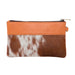 The Design Edge Wales Clutch - Jersey Hairon & Tan Leather | Koop.co.nz