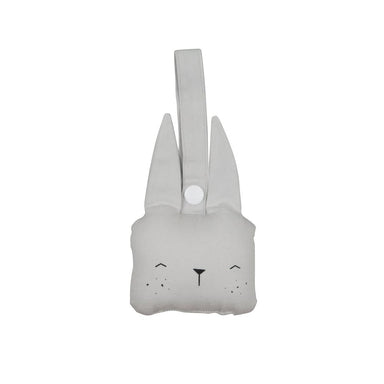 Fabelab Organic Animal Rattle - Grey Bunny | Koop.co.nz