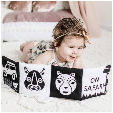 My Family Book Luxe Fold Out Soft Book - On Safari | Koop.co.nz