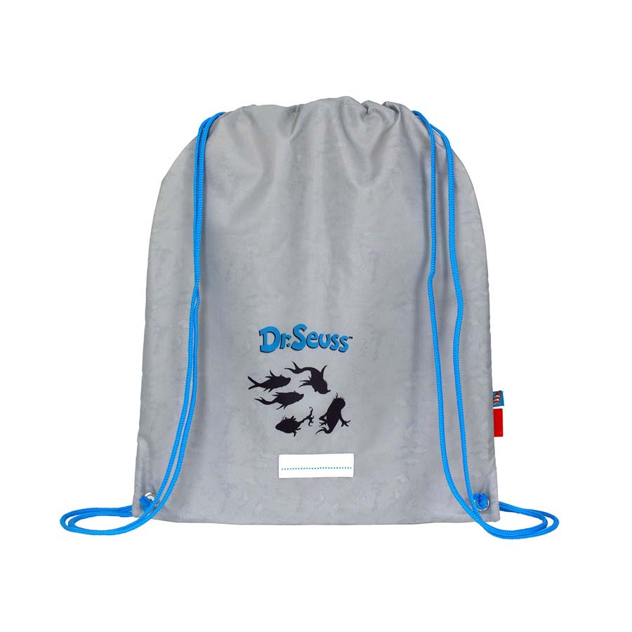 Amooze Dr Seuss Drawstring Bag – One Fish Two Fish (Tile) | Koop.co.nz