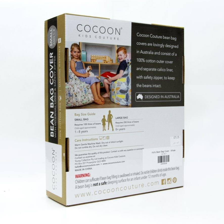 Cocoon Couture Kids Peruvian Friends Bean Bag & Liner - Small | Koop.co.nz