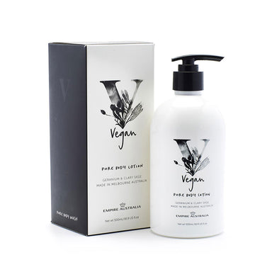 Empire Australia Vegan Pure Body Lotion - Geranium & Clary Sage (500ml) | Koop.co.nz