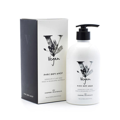Empire Australia Vegan Pure Body Wash - Geranium & Clary Sage (500ml) | Koop.co.nz