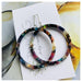 Twigg Multicoloured Hoop Earrings - Large | Koop.co.nz