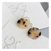 Twigg Light Tortoiseshell Disc Earrings | Koop.co.nz