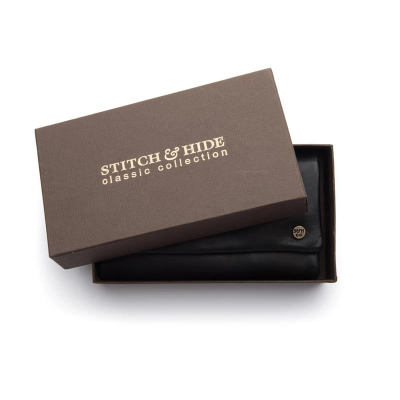 Stitch & Hide Women's Leather Paiget Wallet Classic Collection - Espresso | Koop.co.nz