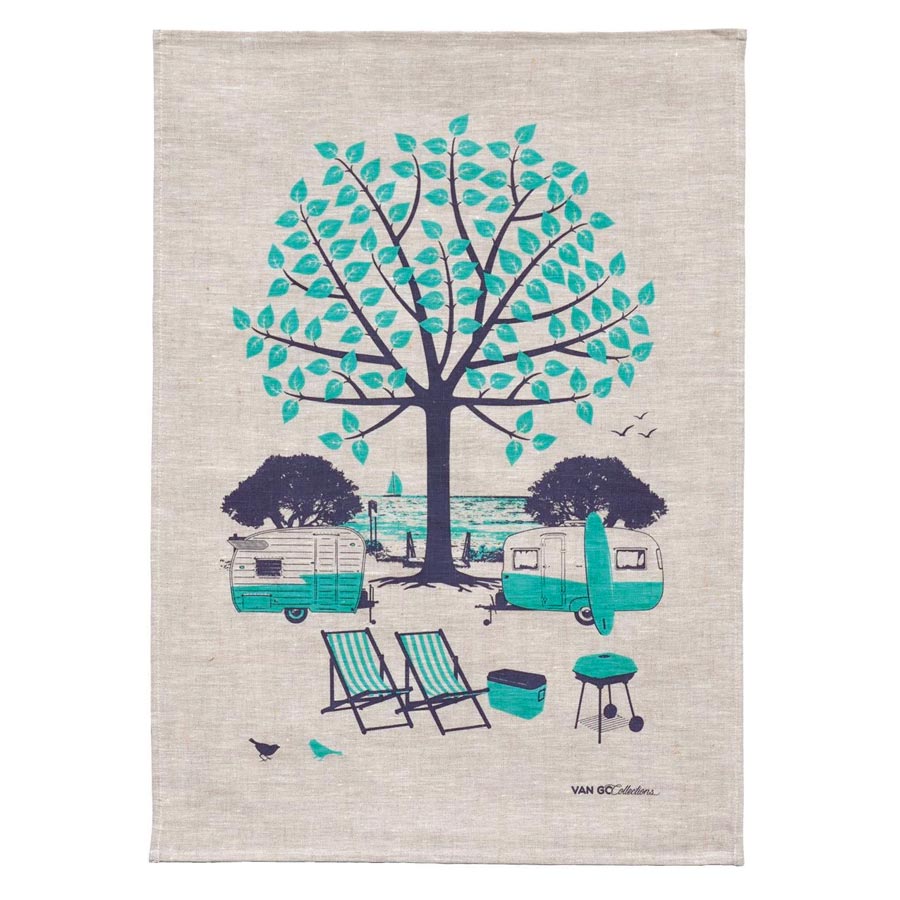 Van Go Collections Linen Summer Tea Towel | Koop.co.nz