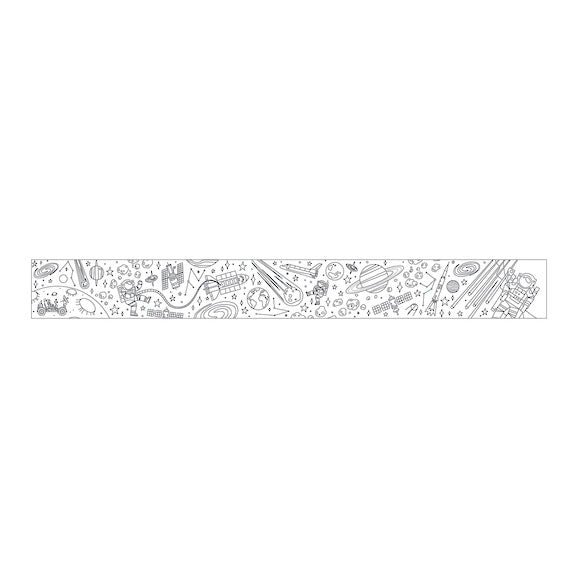Mudpuppy Colouring Roll - Outer Space (3 Meters) | Koop.co.nz
