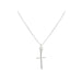 Lindi Kingi Deluxe Exalted Cross Necklace - Silver | Koop.co.nz