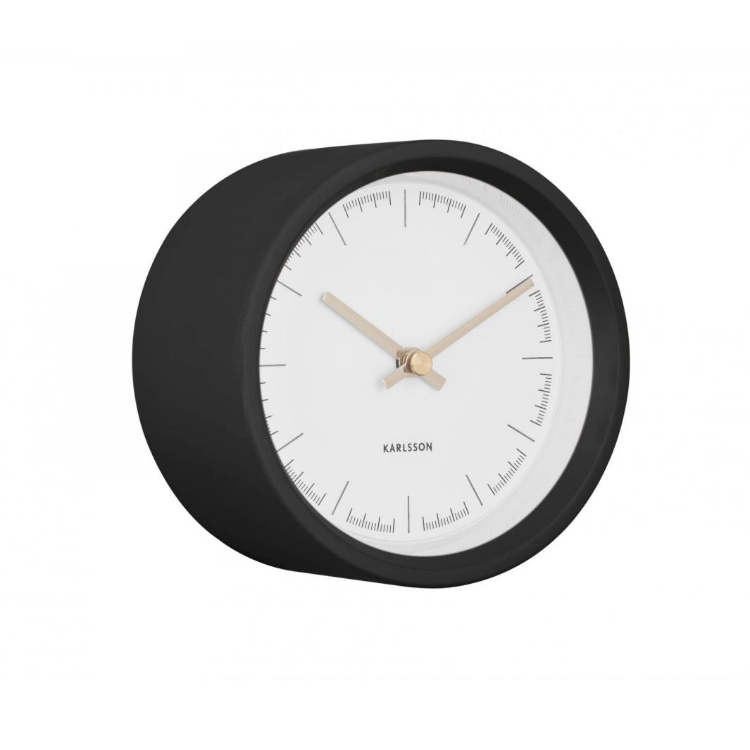 Karlsson Dense Wall Clock - Black (12.5cm) | Koop.co.nz