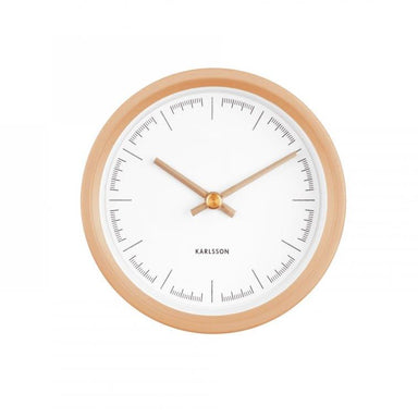 Karlsson Dense Wall Clock - Sand Brown (12.5cm) | Koop.co.nz