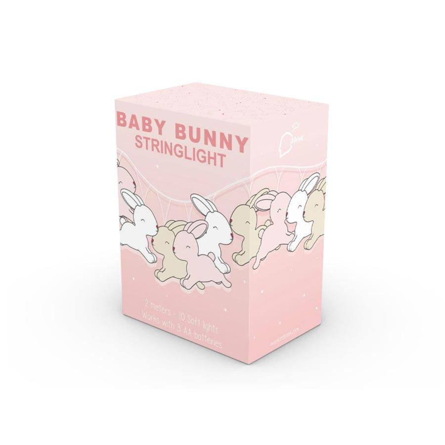 Stellar Haus Pastel Bunny LED String Lights | Koop.co.nz
