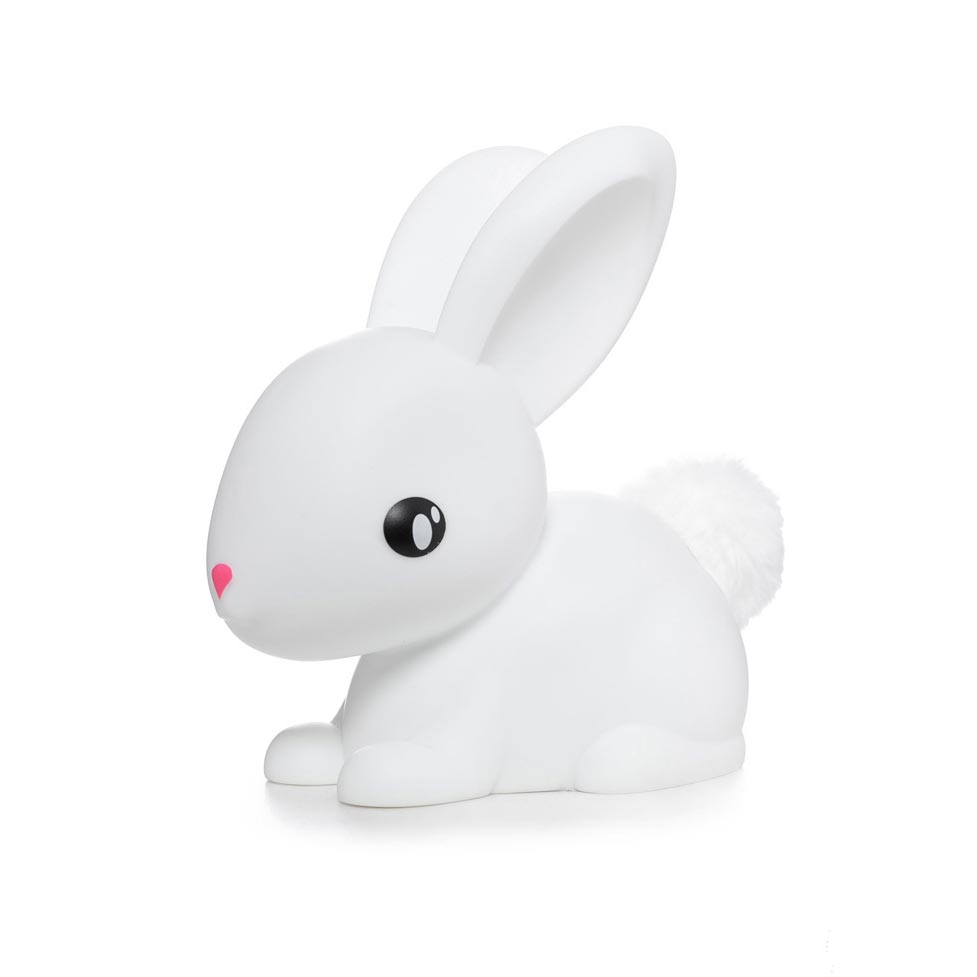 Stellar Fluffy Bunny Night Light (Battery) Kids Night Lights NZ