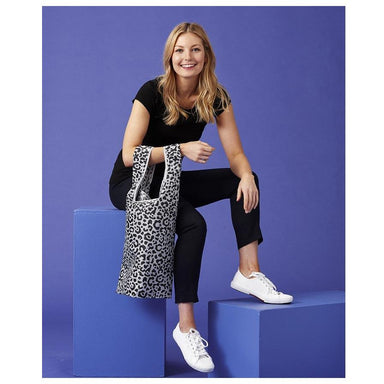 Ladelle Eco Recycled Foldable Tote Bag - Leopard | Koop.co.nz