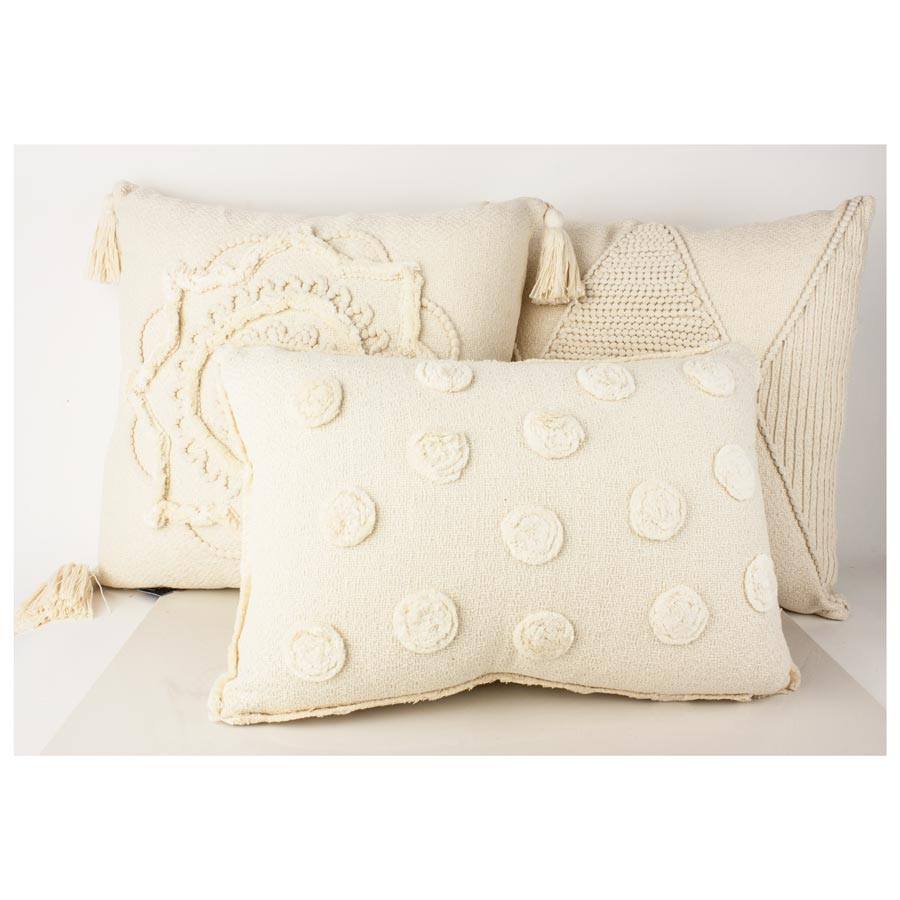 Stoneleigh & Roberson Posy Embroidered Rectangle Cushion | Koop.co.nz