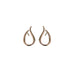 Sterling Flame Rose Gold Earrings NZ | Koop.co.nz