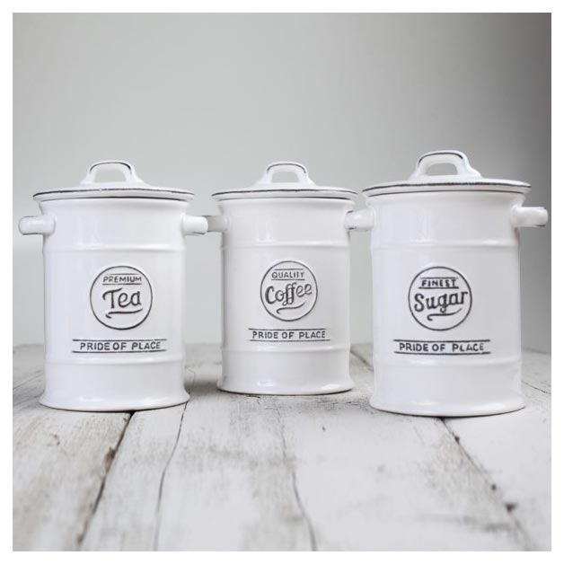 T&G Pride Of Place Tea Jar - White | Koop.co.nz