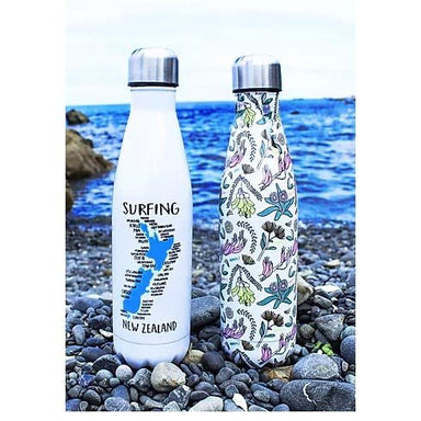 Moana Road Stainless Steel Bottle - Surfing NZ (500ml) | Koop.co.nz
