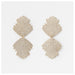 Stella & Gemma Double Luck Earrings - Pewter | Koop.co.nz