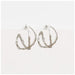 Stella & Gemma Lola Silver Hoop Earrings | Koop.co.nz
