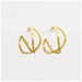 Stella & Gemma Lola Gold Hoop Earrings | Koop.co.nz