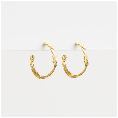 Stella & Gemma Kiara Gold Hoop Earrings | Koop.co.nz