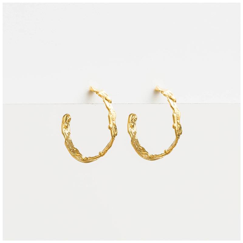 Stella & Gemma Kiara Gold Hoop Earrings | Koop.co.nz