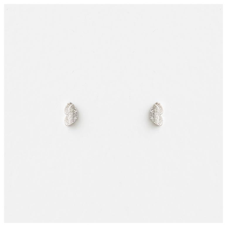 Stella & Gemma Papillon Earrings - Silver | Koop.co.nz