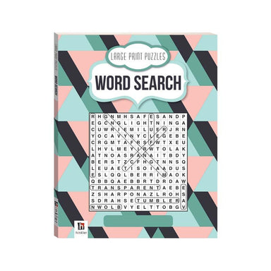 Hinkler Large Print Puzzles - Word Search | Koop.co.nz