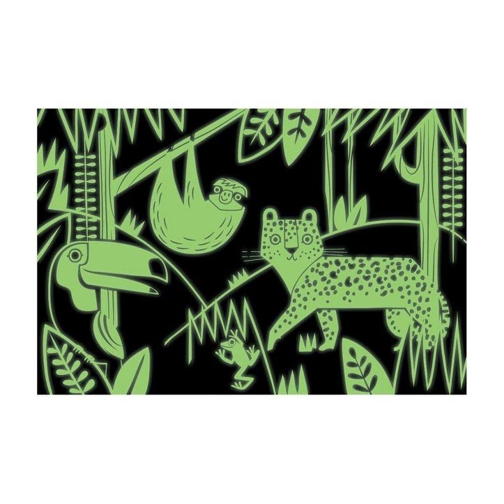 Mudpuppy Glow in the Dark Puzzle - Rainforest (100pc) | Koop.co.nz