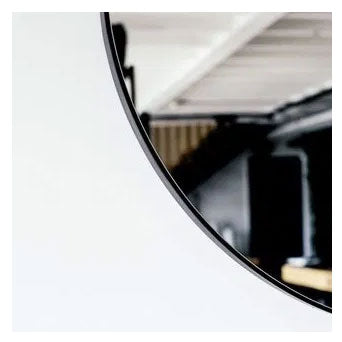 NED Collections Black Round Mirror - Small (50cm) | Koop.co.nz