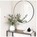 NED Collections Black Round Mirror - Small (50cm) | Koop.co.nz